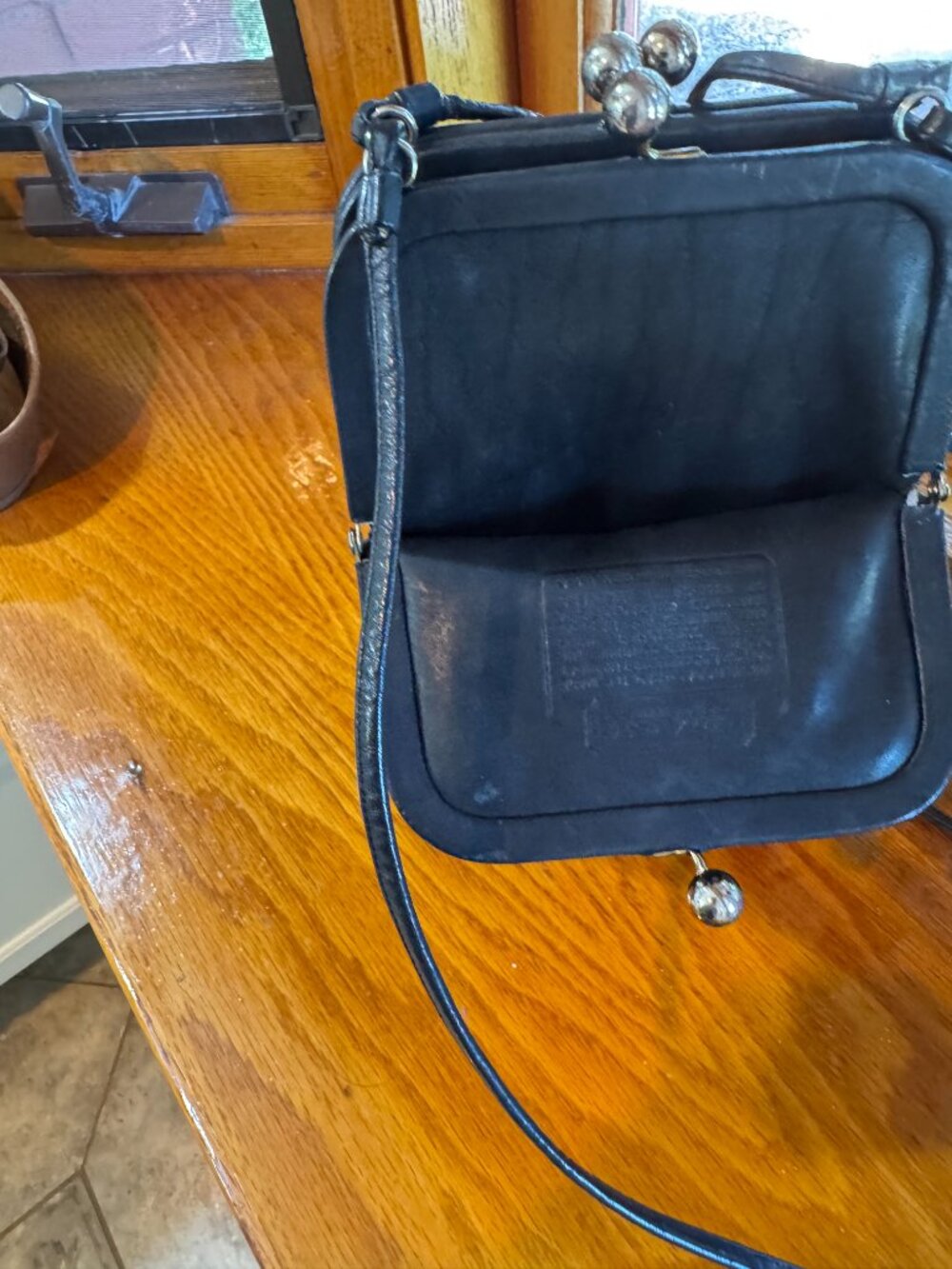 Coach Vintage Bonnie Cashin Double Entry Kisslock, Black - Picture 5 of 5